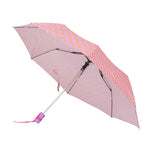 FabSeasons Pink Geometric Printed 3 Fold Fancy Automatic Umbrella freeshipping - FABSEASONS