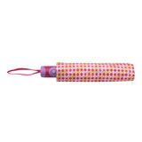 FabSeasons Pink Geometric Printed 3 Fold Fancy Automatic Umbrella freeshipping - FABSEASONS