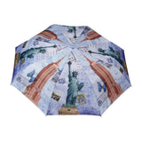 FabSeasons Statue of Liberty-USA Printed 3 Fold Fancy Umbrella