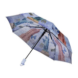 FabSeasons Statue of Liberty-USA Printed 3 Fold Fancy Umbrella