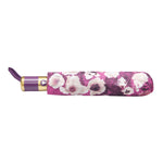 FabSeasons Purple Floral Printed 3 Fold Fancy Automatic Umbrella freeshipping - FABSEASONS