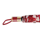 FabSeasons Red Floral Printed 3 Fold Fancy Automatic Umbrella