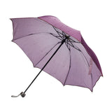 FabSeasons Rain Drops Printed 3 Fold Fancy Purple Umbrella freeshipping - FABSEASONS