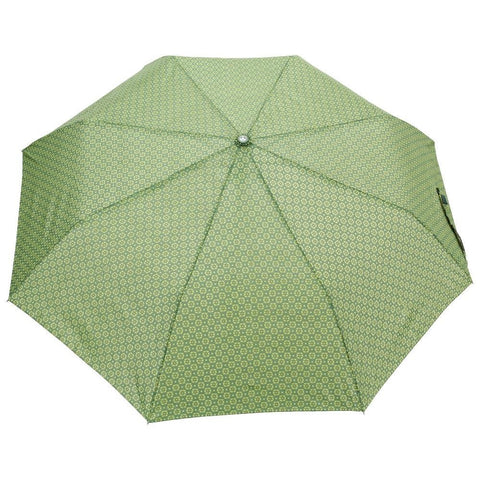 FabSeasons Green Printed 3 fold fancy Automatic Umbrella
