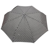 FabSeasons Black Printed 3 fold fancy Umbrella freeshipping - FABSEASONS