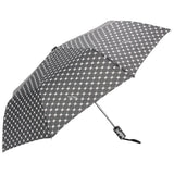 FabSeasons Black Printed 3 fold fancy Umbrella freeshipping - FABSEASONS