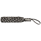 FabSeasons Black Printed 3 fold fancy Umbrella