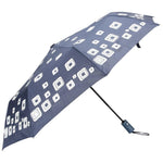 FabSeasons Blue Unisex Graphic Printed 3 fold Fancy Automatic Blue Umbrella