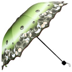 FabSeasons Digital Print Brown 3 Fold Fancy Manual Umbrella freeshipping - FABSEASONS
