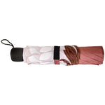 FabSeasons Digital Print Light Brown 3 Fold Fancy Manual Umbrella