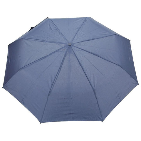 FabSeasons Blue Solid 3 Fold Fancy Umbrella