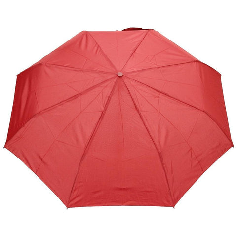 FabSeasons Maroon Solid 3 Fold Fancy Umbrella freeshipping - FABSEASONS