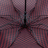 FabSeasons Maroon Checkered Printed 2 fold Fancy Automatic Umbrella
