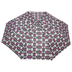 FabSeasons Green Symmteric Print 3 fold Umbrella