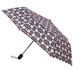 FabSeasons Green Symmteric Print 3 fold Umbrella