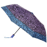 FabSeasons Purple Symmteric Print 3 fold Umbrella