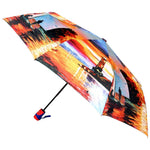 FabSeasons Lake side Digital Printed 3 fold Umbrella