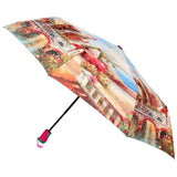 FabSeasons Beautiful Village Digital Printed 3 fold Umbrella freeshipping - FABSEASONS