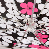 FabSeasons 5 fold Floral Printed Small Compact Manual Pink Umbrella