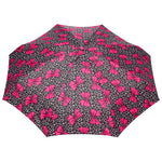 FabSeasons 5 fold Floral Printed Small Compact Manual Dark Pink Umbrella