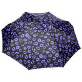 FabSeasons 5 fold Blue Lips Printed Small Compact Manual  Umbrella