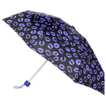 FabSeasons 5 fold Blue Lips Printed Small Compact Manual  Umbrella