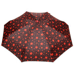 FabSeasons 5 fold Red Star Printed Small Compact Manual Umbrella freeshipping - FABSEASONS