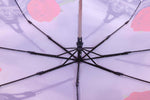 FabSeasons Paris Eiffel Tower with Red Rose Printed 3 Fold Automatic Umbrella