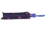 FabSeasons Pink Star Digital Printed Semi Automatic 3 fold Umbrella