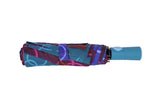 FabSeasons Abstract Purple Circle Printed Automatic 3 fold Umbrella