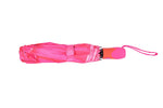 FabSeasons Pink Floral Digital Printed Semi Automatic 3 fold Umbrella freeshipping - FABSEASONS