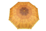 FabSeasons Yellow Floral Digital Printed Semi Automatic 3 fold Umbrella