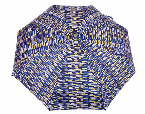 FabSeasons 5 fold Stripe Digital Printed Small Compact Manual Umbrella freeshipping - FABSEASONS