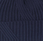 FabSeasons Navy Acrylic Woolen Winter skull cap with Pom Pom for Girls & Women