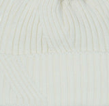 FabSeasons White Acrylic Woolen Winter skull cap with Pom Pom for Girls & Women freeshipping - FABSEASONS