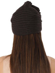 FabSeasons Acrylic Dark Grey Woolen casual & ethnic Skull Cap with Studs.