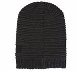 FabSeasons Unisex Acrylic Black Woolen Slouchy Beanie for Winters
