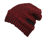 FabSeasons Unisex Acrylic Red Woolen Slouchy Beanie for Winters freeshipping - FABSEASONS