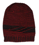 FabSeasons Unisex Acrylic Red Woolen Slouchy Beanie for Winters