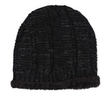 FabSeasons Unisex Black Acrylic Woolen Skull Cap for Winters