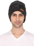 Fabseasons Grey Acrylic Woolen Winter Beanie - skull cap