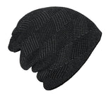Fabseasons Plain Black Acrylic Woolen Winter Beanie - skull cap freeshipping - FABSEASONS