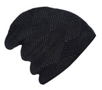 Fabseasons Plain Blue Acrylic Woolen Winter Beanie - skull cap