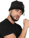 Fabseasons Black Star Cotton Beanie cap freeshipping - FABSEASONS