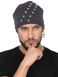 Fabseasons Blue Star Cotton Beanie cap