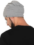 Fabseasons Grey Star Cotton Beanie cap