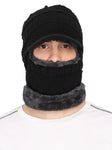 Fabseasons Acrylic Balaclava for winters with faux fur lining