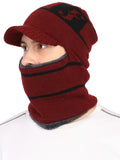 Acrylic Wollen Balaclava, Beanie / Skull Cap & Muffler for winters, Pack of 1