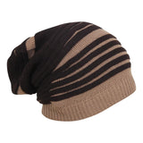 Fabseasons Brown Acrylic Woolen Slouchy Beanie and Skull Cap for Winters
