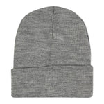 Fabseasons Grey HELLO Skull Cap for Winters